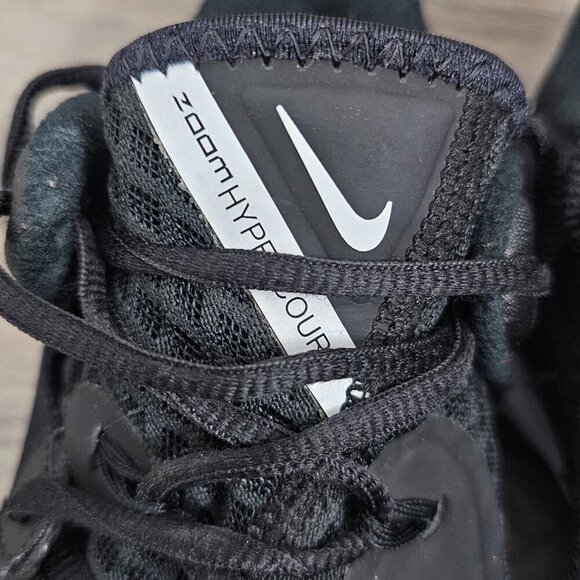 NIKE ZOOM HYPERSPEED COURT UNI BLACK/WHITE Sneaker Performance Shoe - Picture 7 of 11